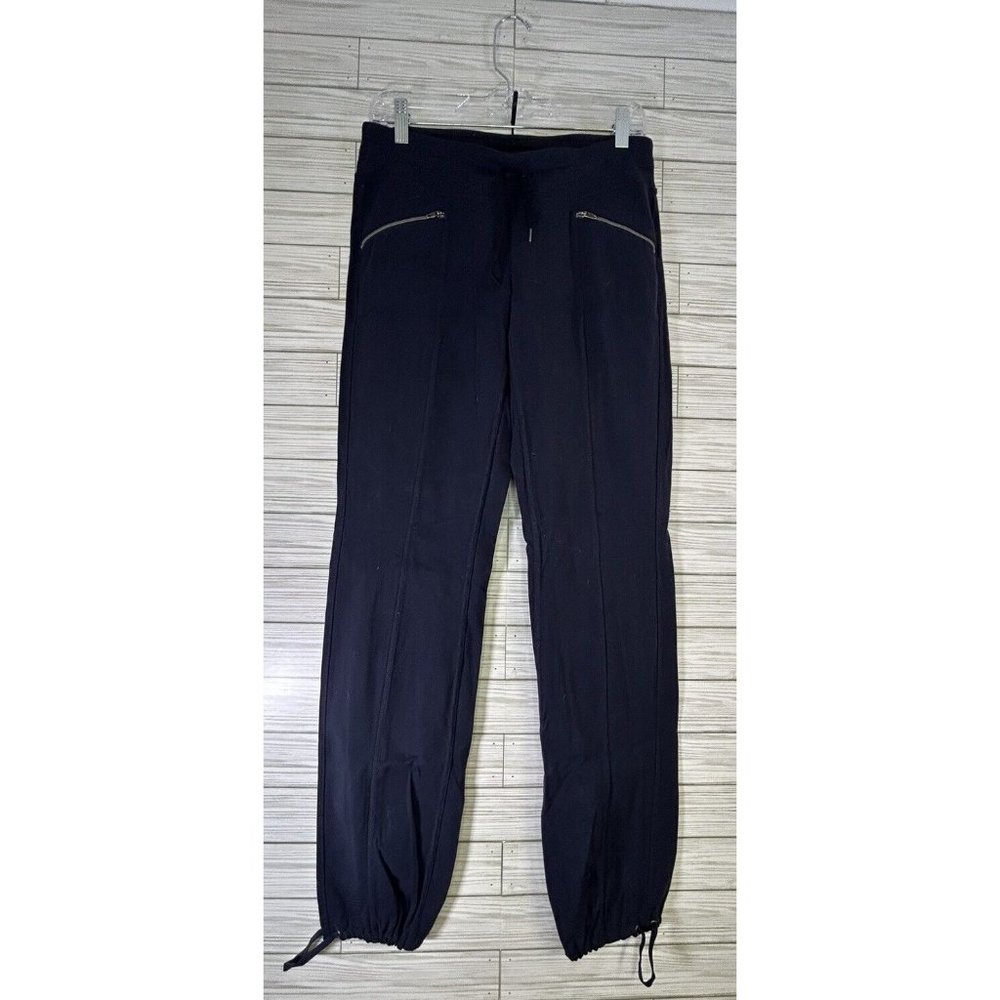 Athleta Navy Blue Jogger Pants Relaxed Fit Tie Since Ankle‎ Women's Size Sm
